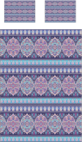 Набор текстиля для спальни Ambesonne Восточный узор 160x220 / bcsl_58624 - 