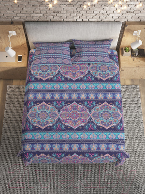 Набор текстиля для спальни Ambesonne Восточный узор 160x220 / bcsl_58624