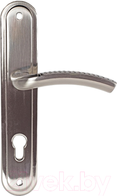 Ручка дверная Trodos AL106/85-L (алюминий, никель)