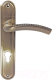 Ручка дверная Trodos AL106/85-M (алюминий, бронза) - 