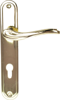 Ручка дверная Trodos AL59/85-M (алюминий, золото) - 