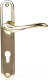 Ручка дверная Trodos AL59/85-M (алюминий, золото) - 