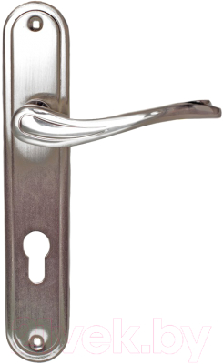 Ручка дверная Trodos AL59/85-M (алюминий, никель)