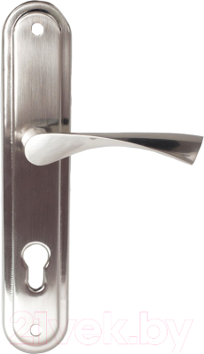 Ручка дверная Trodos AL76/85-L (алюминий, никель)