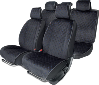 Комплект накидок на автомобильные сиденья Autoprofi ALC-1110 BK/BL - 