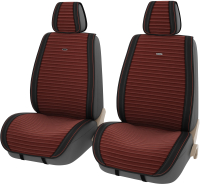 Комплект накидок на автомобильные сиденья PSV Bliss 2 / 131873 (2шт, черный/красный) - 