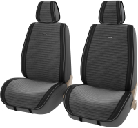 Комплект накидок на автомобильные сиденья PSV Bliss 2 / 131871 (2шт, черный/серый) - 