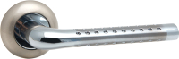 Ручка дверная Trodos AL-47P (никель/хром) - 