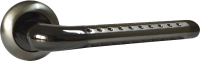 Ручка дверная Trodos AL-47P (никель/черный никель) - 