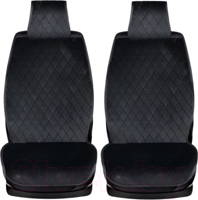 Комплект накидок на автомобильные сиденья PSV GTL Premium Effect 2D / 135852 (черная отстрочка/черный)