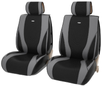 Комплект чехлов для сидений PSV Kinetic 3D / 130570 (2шт, черный/серый) - 