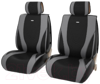 Комплект чехлов для сидений PSV Kinetic 3D / 130570 (2шт, черный/серый)