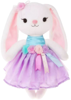 Мягкая игрушка Angel Collection Зайка Мишель в платье с цветами / 681843 - 