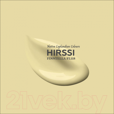 Краска Finntella Hidro Hirssi / F-14-1-1-FL118 (900мл, пастельно-желтый)