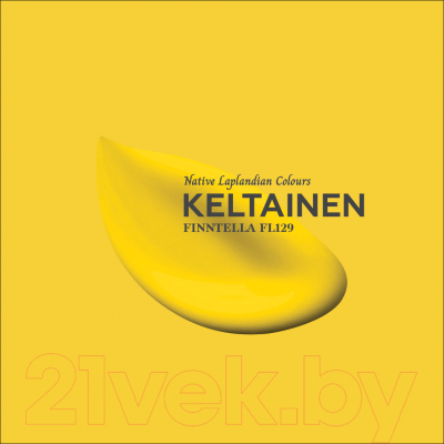 Краска Finntella Hidro Keltainen / F-14-1-1-FL129 (900мл, желтый)