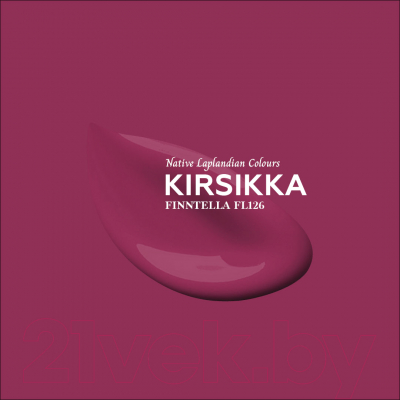Краска Finntella Hidro Kirsikka / F-14-1-1-FL126 (900мл, светлая вишня)