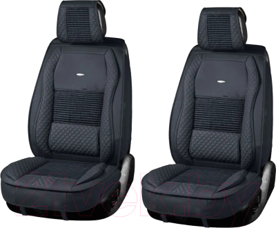 Комплект чехлов для сидений PSV Lint 3D / 133192 (2шт, черный)
