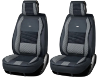 Комплект чехлов для сидений PSV Lint 3D / 133193 (2шт, черный/серый) - 