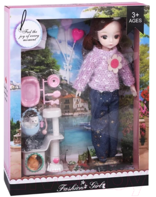 Кукла с аксессуарами Наша игрушка Любимый питомец / HX2099D10