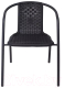 Миниатюра изображения товара Кресло садовое AksHome Verona PP (черный/сталь черная)