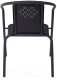 Миниатюра изображения товара Кресло садовое AksHome Verona PP (черный/сталь черная)