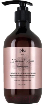 Гель для душа PLU Premium Spa Scrub Body Wash Damask Rose (500г)