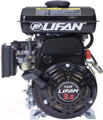 Двигатель бензиновый Lifan 154F-3 Вал 15мм (3.5 л.с.)
