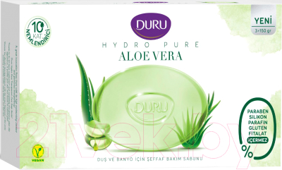 Набор мыла Duru Hydro Pure Алоэ (3x150г)