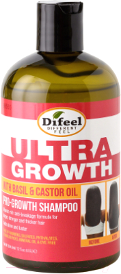 Шампунь для волос Difeel Ultra Growth Basil-Castor Shampoo (354.9мл)