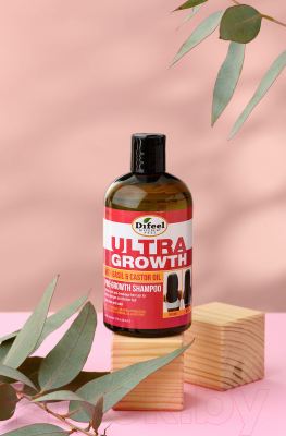 Шампунь для волос Difeel Ultra Growth Basil-Castor Shampoo (354.9мл)