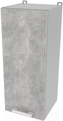 Шкаф навесной для кухни Интерлиния Компо ВШ30-720-1дв (бетон)