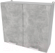 Шкаф навесной для кухни Интерлиния Компо ВШ80-720-2дв (бетон) - 
