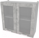 Шкаф навесной для кухни Интерлиния Компо ВШ80ст-720-2дв (бетон) - 