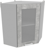Шкаф навесной для кухни Интерлиния Компо ВШУст-720 (бетон) - 