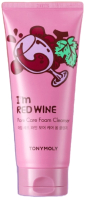 Пенка для умывания Tony Moly I'm Red Wine Pore Care Foam Cleanser (180мл) - 