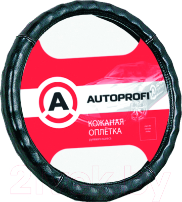 Оплетка на руль Autoprofi AP-765 BK (L)