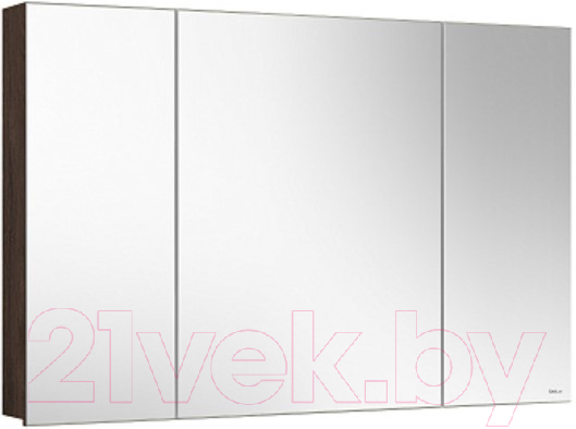 Шкаф с зеркалом для ванной Belux Стокгольм ВШ 110