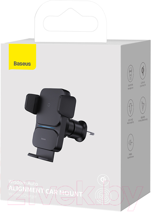 Держатель для смартфонов Baseus Wisdom Auto Alignment Car Mount Wireless / CGZX000001