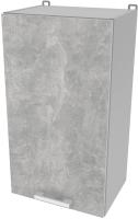 Шкаф навесной для кухни Интерлиния Компо ВШ45-720-1дв (бетон) - 