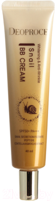 BB-крем Deoproce Anti-Wrinkle Snail BB Cream SPF50+PA+++ Антивозрастной (40мл)