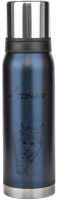 Термос для напитков Тонар Рысь HS.TM-055-BL (1.2л, синий) - 