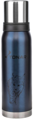 Термос для напитков Тонар Рысь HS.TM-055-BL (1.2л, синий)