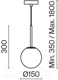 Потолочный светильник Maytoni Basic Form MOD321PL-01B