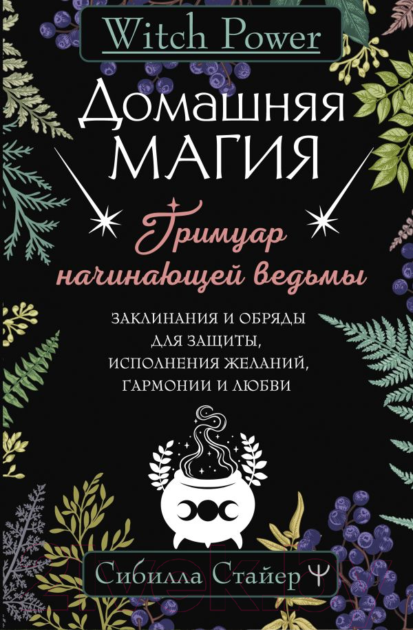 Нехудожественная книга АСТ Домашняя магия. Гримуар начинающей ведьмы (Стайер С.)