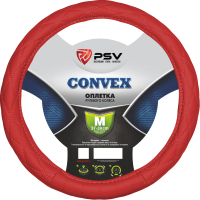 Оплетка на руль PSV Convex M / 114016 (красный) - 