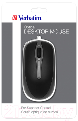 Мышь Verbatim Optical Desktop Mouse 49019 (черный)