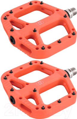 Комплект педалей для велосипеда Oxford 2023 Loam 20 Nylon Flat Pedals / PE640O (оранжевый)