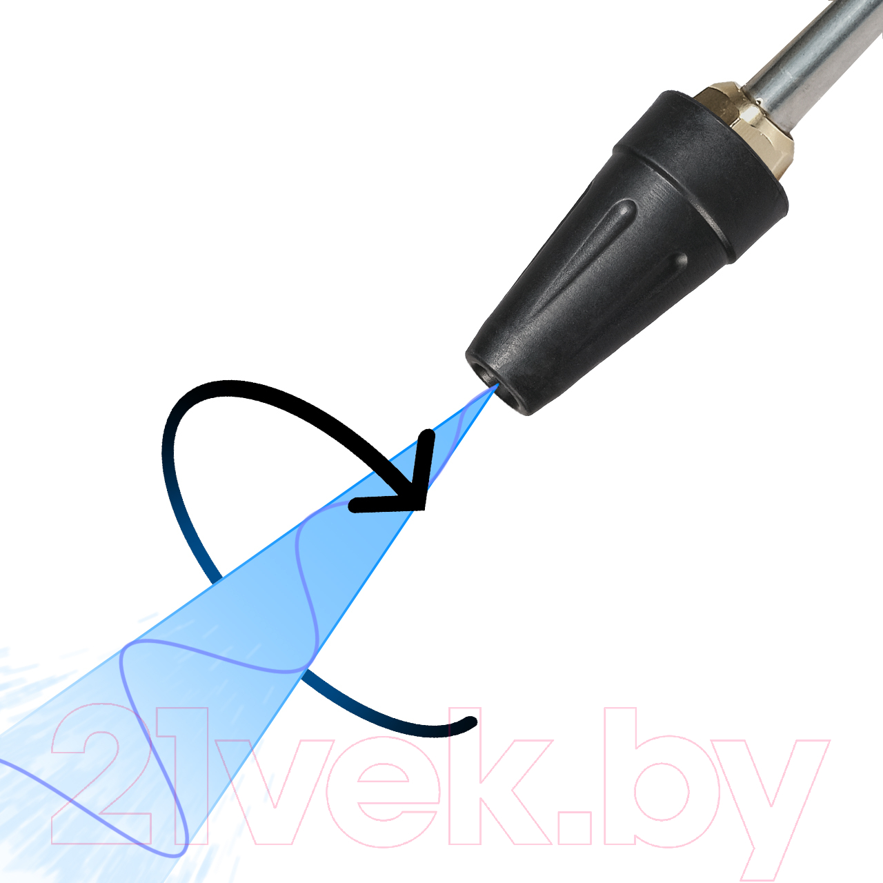 Насадка для минимойки Bort Turbo Nozzle Quick Fix (93416404) — фото 4