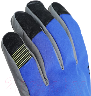 Перчатки лыжные VikinG Diran / 110/24/4234-0915 (р.10, черный/синий/желтый)
