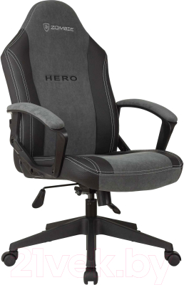 Кресло геймерское Бюрократ Zombie Hero (серый)